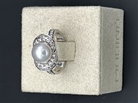 Anello Gioielleria Dossena  Donna in Oro bianco Diamante ANOR-40-253